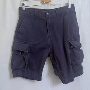 Levi's Strauss & Co. Cargo Shorts Men's Size 30 Blue 9 1/2" Inseam